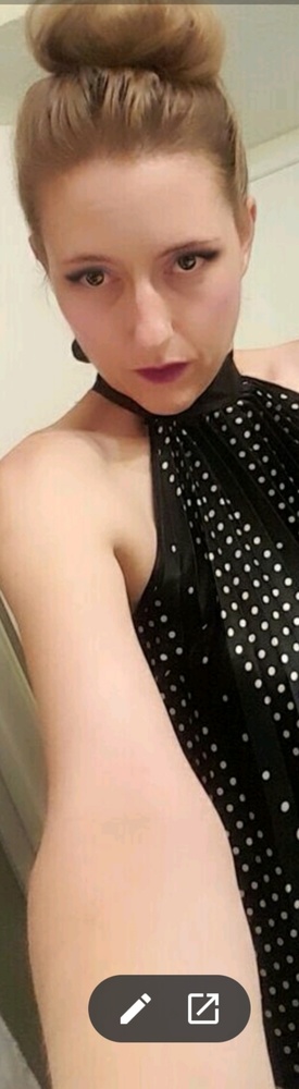 A black and white dress size small